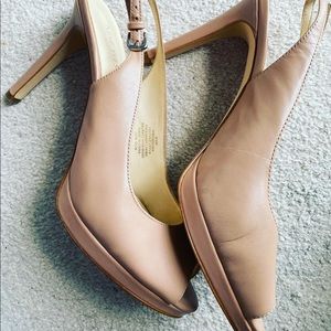 Nine West Nude Pumps - size 8.5
